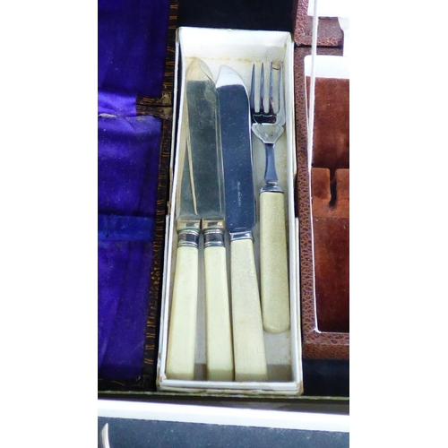 47 - Selection of Boxed Cutlery  to include Fish Knife and Fork set