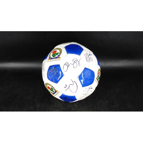 128 - Signed Blackburn Rovers Football