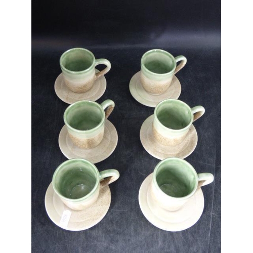 68 - Mt. Pinatubo Ash Glaze Demitasse Cups Set (6)