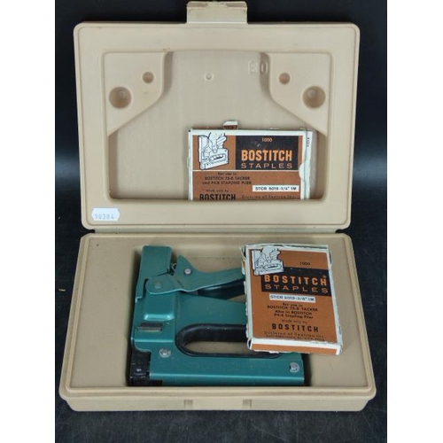 162 - Vintage Bostitch Cased Staple Gun with Staples