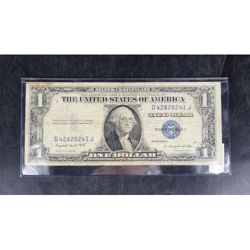 300 - USA Silver Certificate One Dollar Bank Note