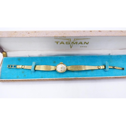 382 - Tasman 17 Jewel incabloc watch in Original Case