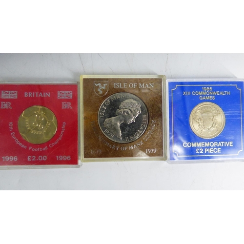 417 - Selection of 6 Coins to include 1996 10th European Football Championship coin