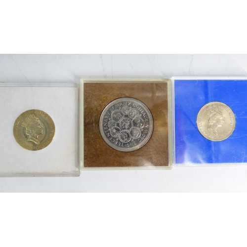 417 - Selection of 6 Coins to include 1996 10th European Football Championship coin