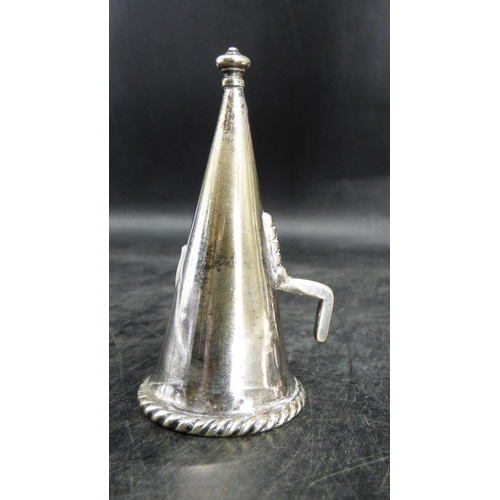 439 - Silverplated Candelabra and Candle Snuffer