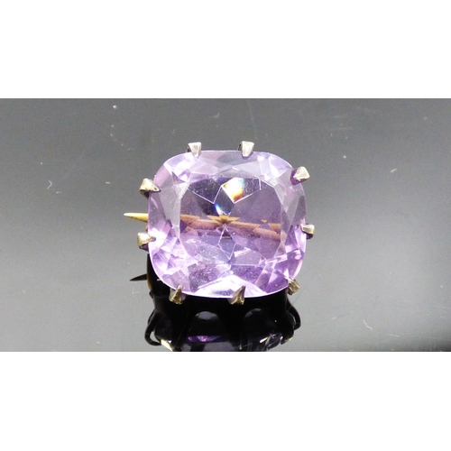 461 - Antique Amethyst Brooch