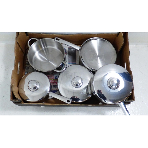 610 - Set of Stellar Stainless Steel Pans