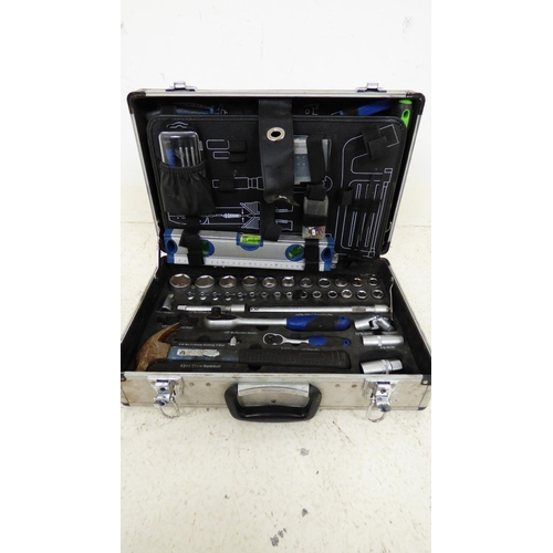 575 - Delphi Tool Case including Socket Set, Spanners, Hammer, Screwdriver's and More