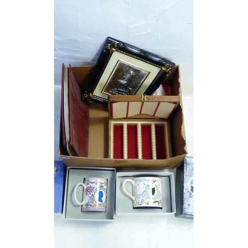 619 - Mixed Selection to include Empty Coin album, slide Box, Wedgewood Mugs and other