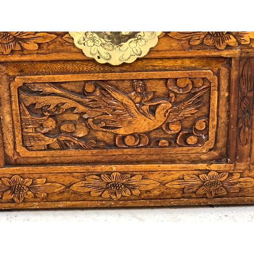 583 - Large Chinese Carved Chest (27