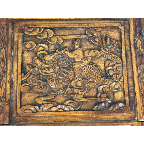 583 - Large Chinese Carved Chest (27