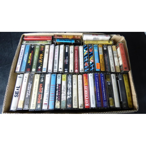 631 - Approx 45 Audio Cassettes including Blondie, Def Leppard, Now 3, Fleetwood Mac and More