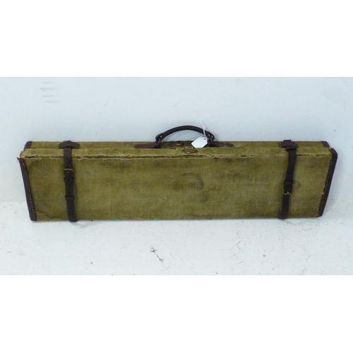 648 - Vintage Gun Case with Leather Straps