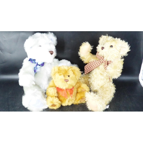 665 - Three Metro Bears including Pot Belly teddy, Year 2000 and Traditional Teddy