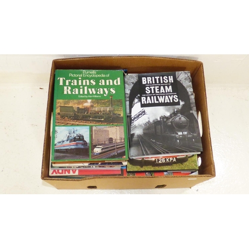 681 - Large Selection of Books including British Steam Railways