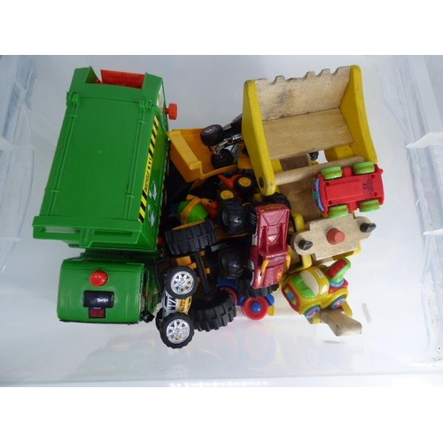 687 - Selection of Including JCB, Wooden Digger, Waste Disposal Truck and More