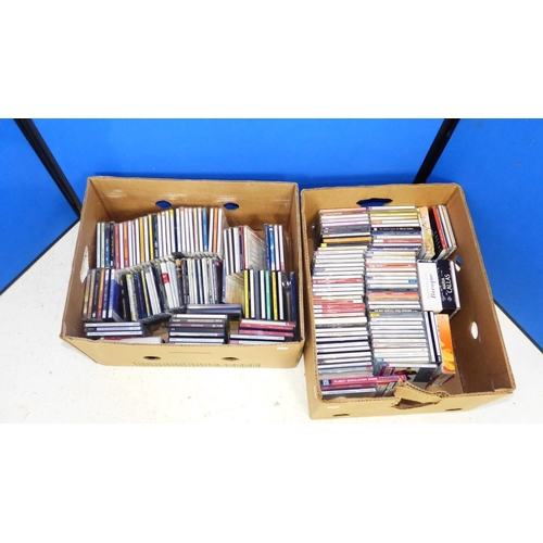 708 - Large Selection of CD's in two Boxes including Box Sets