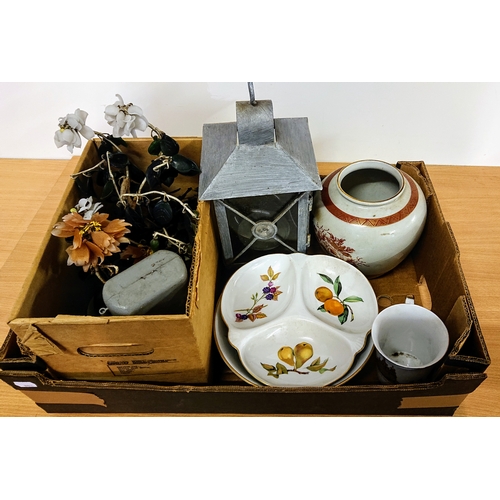 706 - Mixed house Clearance Lot to include Lamp, Vase tool Kit Royal Worcester and more