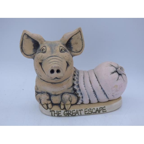 390 - Grogg figure of Pig by John Hughes