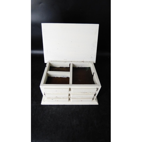 654 - Wooden Jewellery Box (10