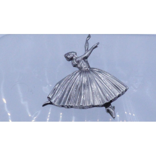 Silver hot sale ballerina brooch