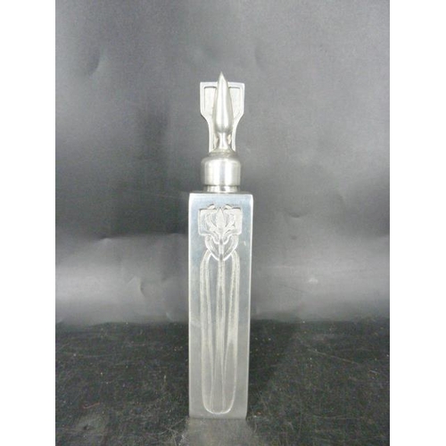 Charles Rennie Mackintosh Pewter Perfume Bottle with Screwtop Lid