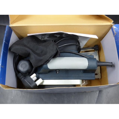 417 - Power Craft Electric Planer (WK900EH) Complete with Original Box (Working When Tested)