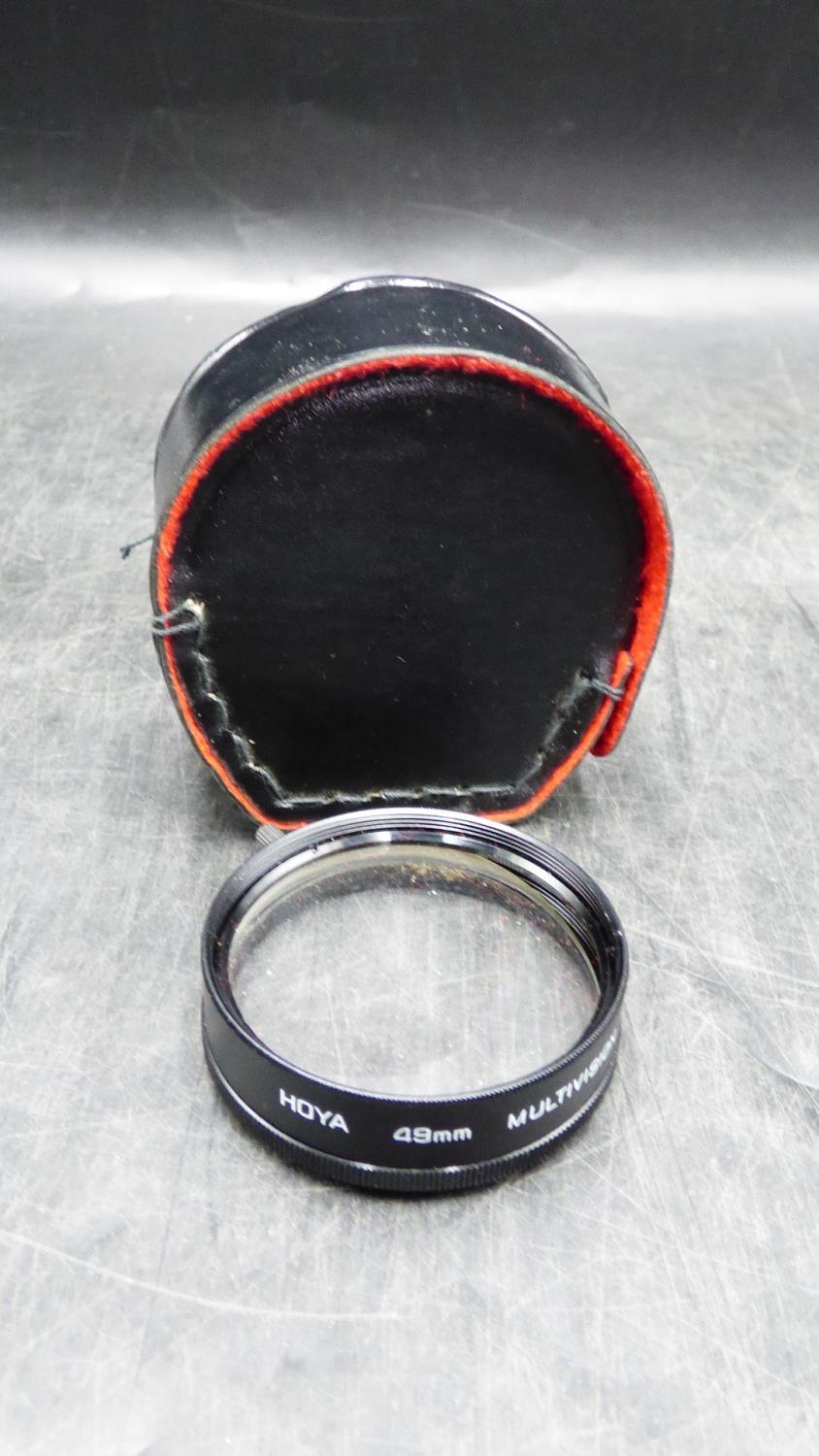 Hoya 49mm MultiVision Multi-Vision Glass Lens Filter with Case