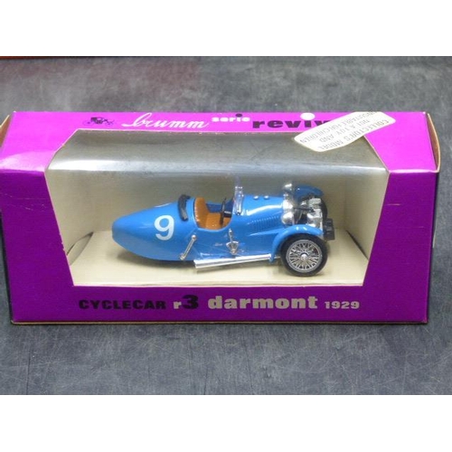 31 - Three Boxed Brumm Reival Models including Morgan, Bedelia and Darmont