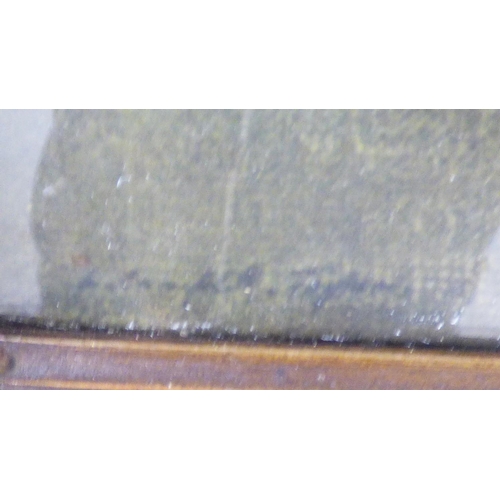 133 - Framed and Glazed Vintage scene Entitled 