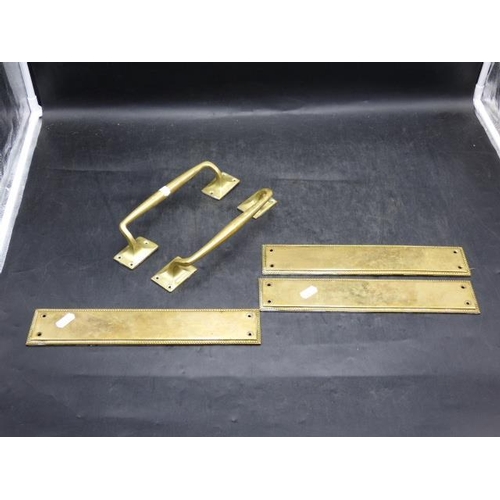 139 - Selection of Brass Door Furniture