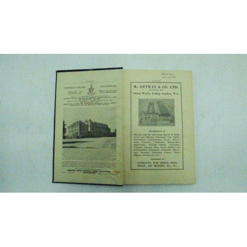 61 - WWII Royal Navy Admiralty naviagtion manual Vol 2. Dated 1938. 268 pages