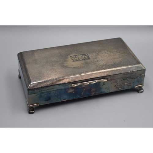 aristocrat cigarette box Aristocrat Silver Plated Cigarette Box