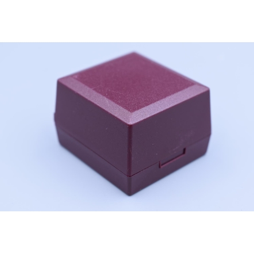 99 - Twenty New Burgundy Ring Boxes