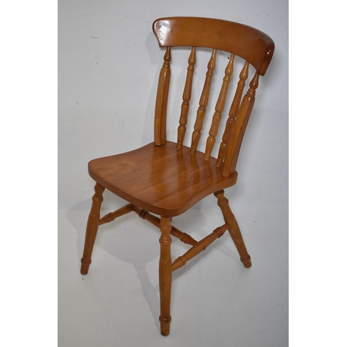 120 - Set of 4 Country Kitchen Style Pine Chair's