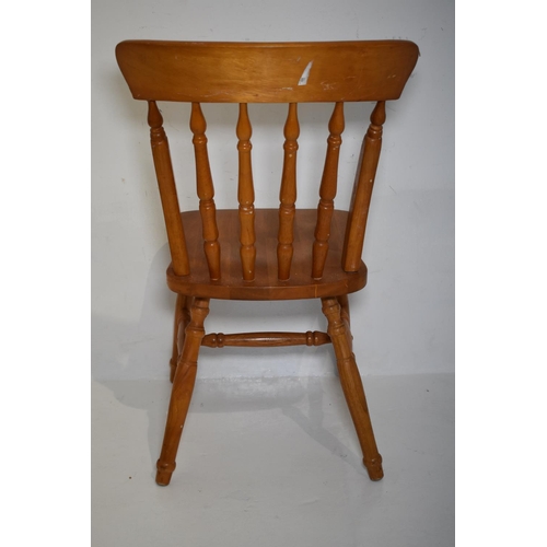 120 - Set of 4 Country Kitchen Style Pine Chair's