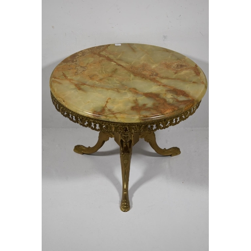 134 - Marble topped Table (24