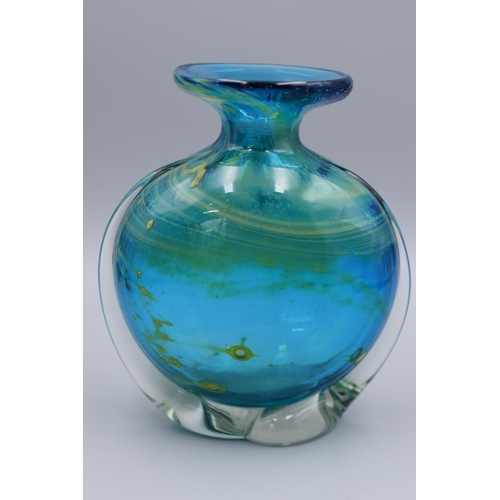 22 - Mdina Glass Vase (Marked to Base, 5