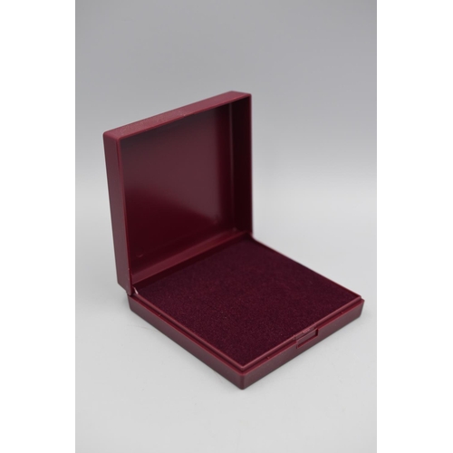 37 - Collection of 8 New Large Burgundy Jewellery Boxes