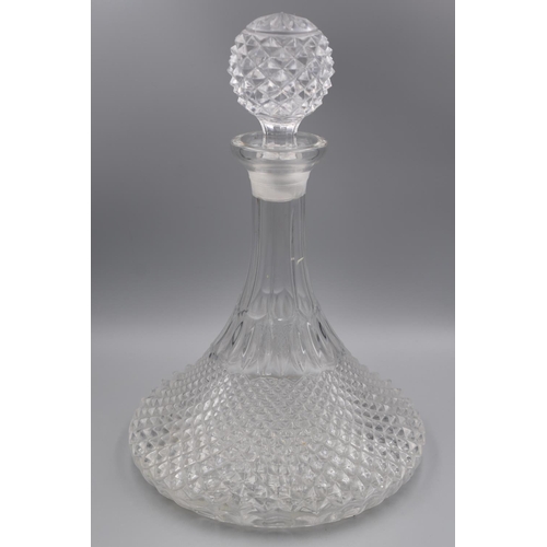 90 - Ship's Crystal Decanter with Stopper