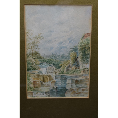 110 - Framed and Glazed Original Watercolour of Country Scene initialled and dated 1913 (30