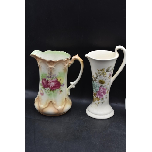 122 - Mixed Selection to include Jugs, Ginger jar and Vase