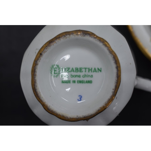 142 - SixTeen Piece Elizabethan Cup and Saucer Set