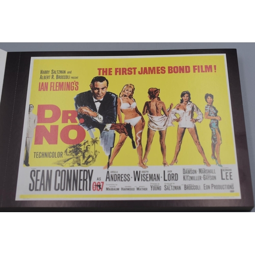 179 - James Bond Movie Poster Postcard Book from Dr No to Die Another Day