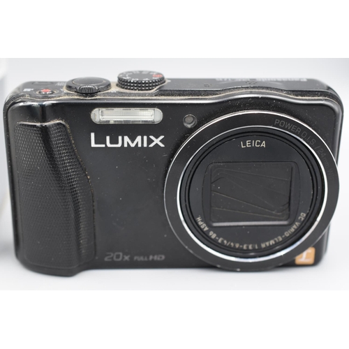 189 - Panasonic TZ35 Lumix Digital Camera complete with USB Power Lead and Original Box