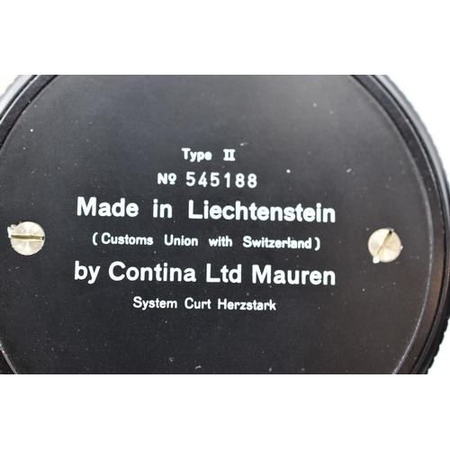 143 - Curta Type II Calculator in Original Case marked Made in Liechtenstein by Contina Ltd Mauren on the ... 