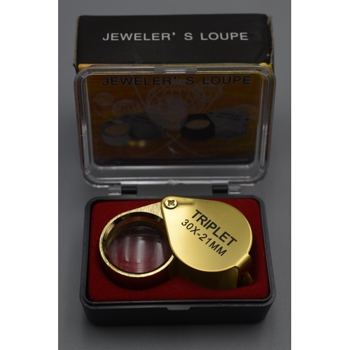 65 - Two Jeweler's Loupe's in case and original Boxes