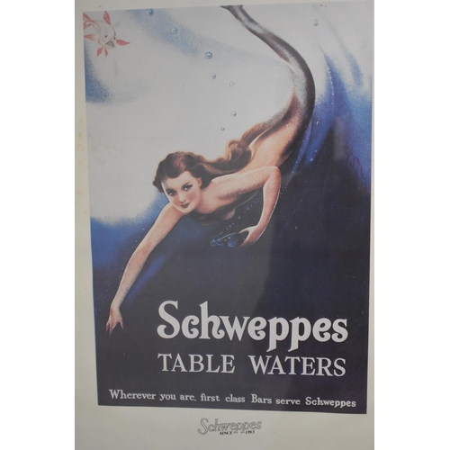 273 - Shweppes Table Waters Print in Frame