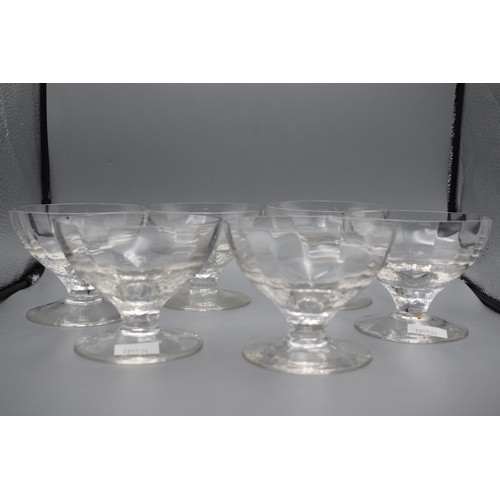 140 - Selection Of 6 Glass Sunday Dishes