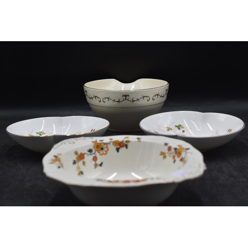 161 - Three Pieces of Wedgwood and a Alfread Meakin Bowl